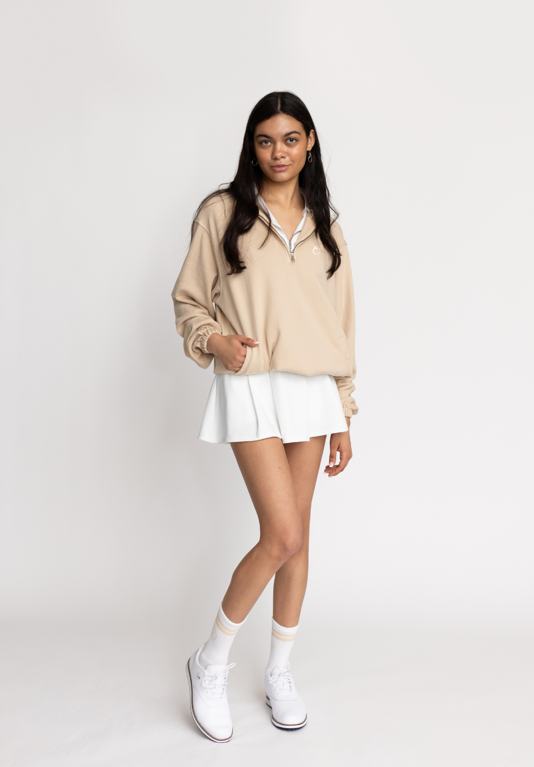 Next Gen Oversized Quarter-Zip – Unisex Pullover for Modern Streetwear