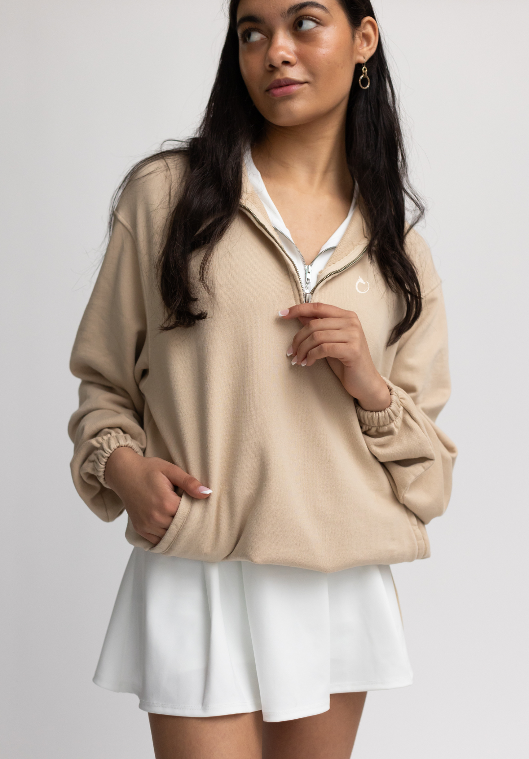 Next Gen Oversized Quarter-Zip – Unisex Pullover for Modern Streetwear
