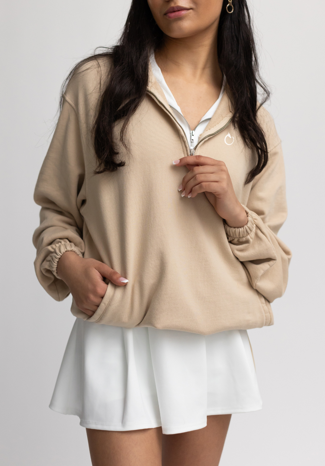 Next Gen Oversized Quarter-Zip – Unisex Pullover for Modern Streetwear