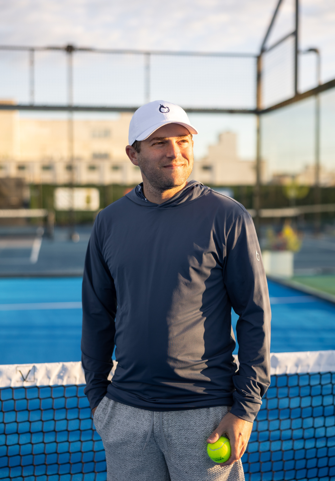 Founder's Featherweight Hoodie - Steel Blue