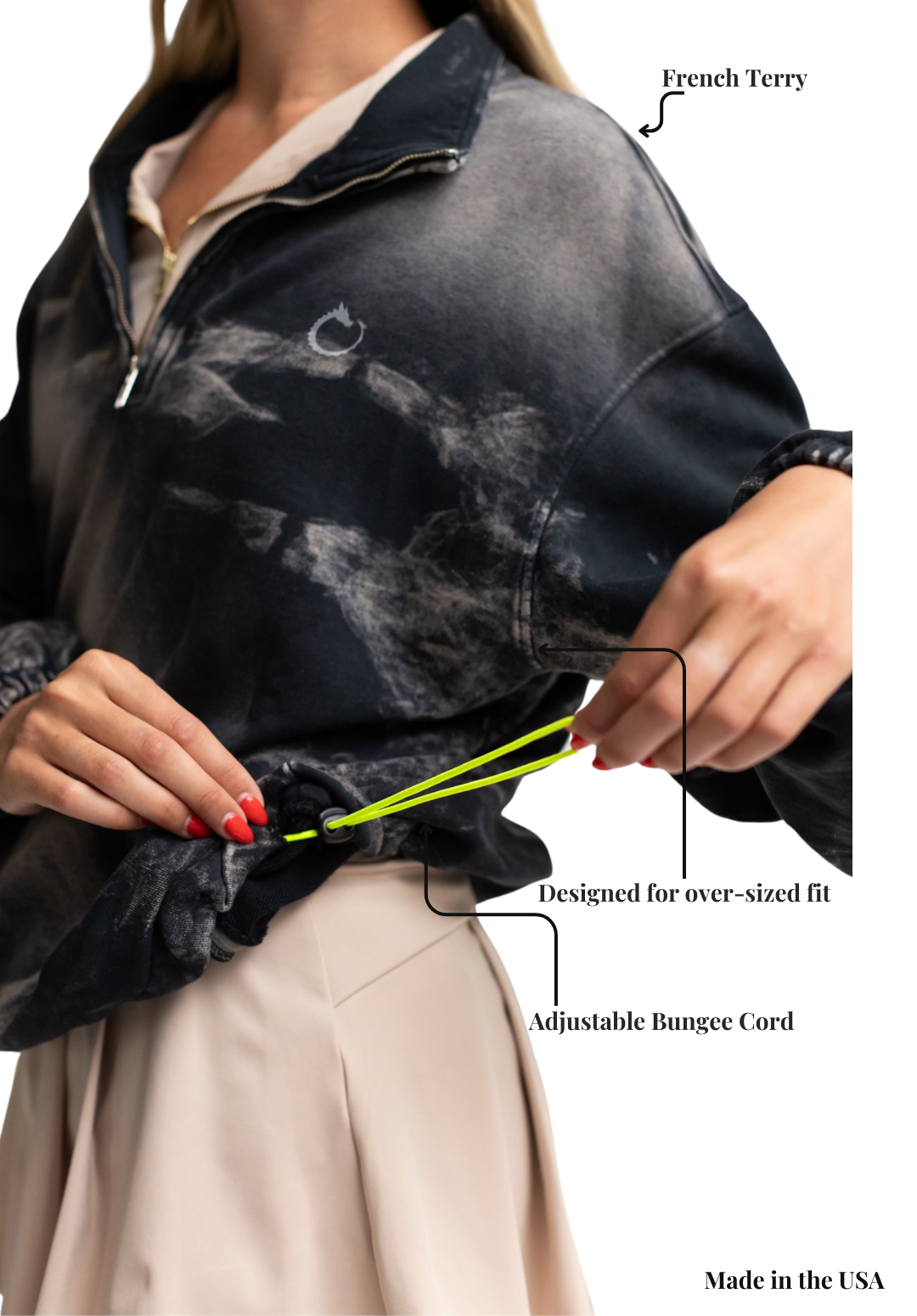 Next Gen Oversized Quarter-zip