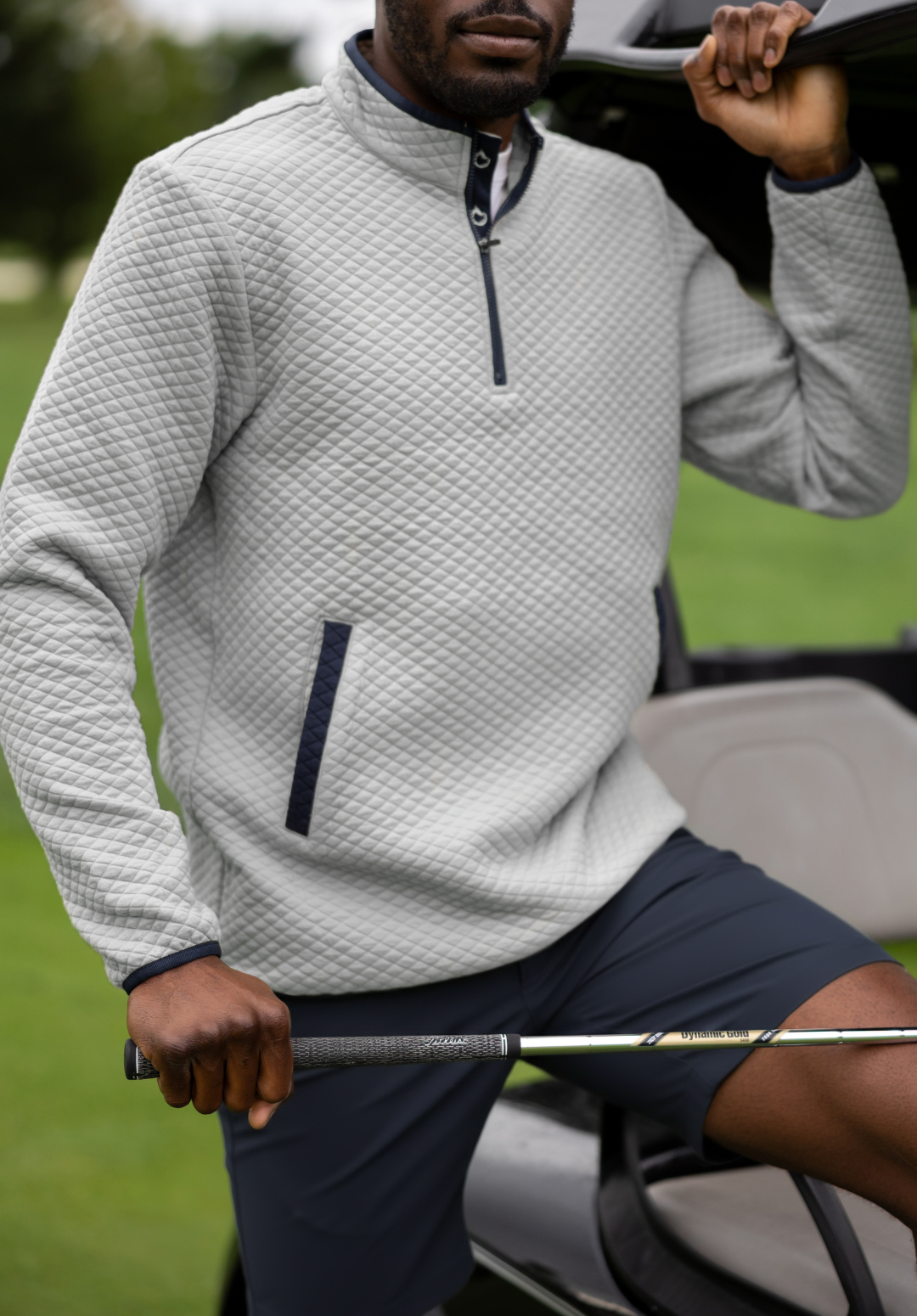 The Debut Quarter-Zip - Heather Gray