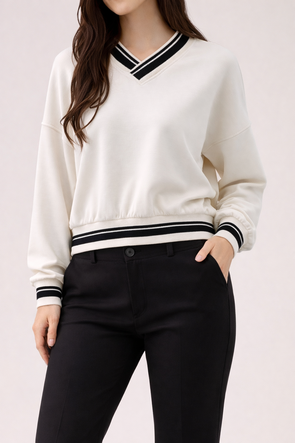 Varsity V Pullover