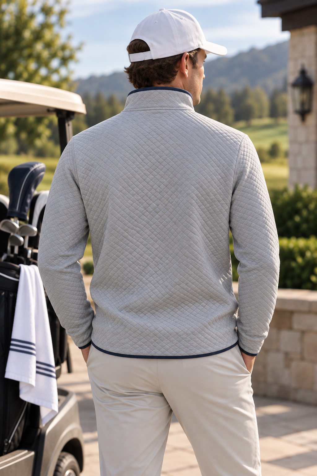 The Debut Quarter-Zip - Heather Gray