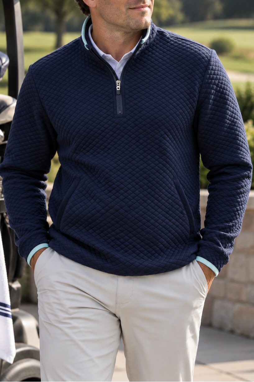 The Debut Quarter-Zip - Navy