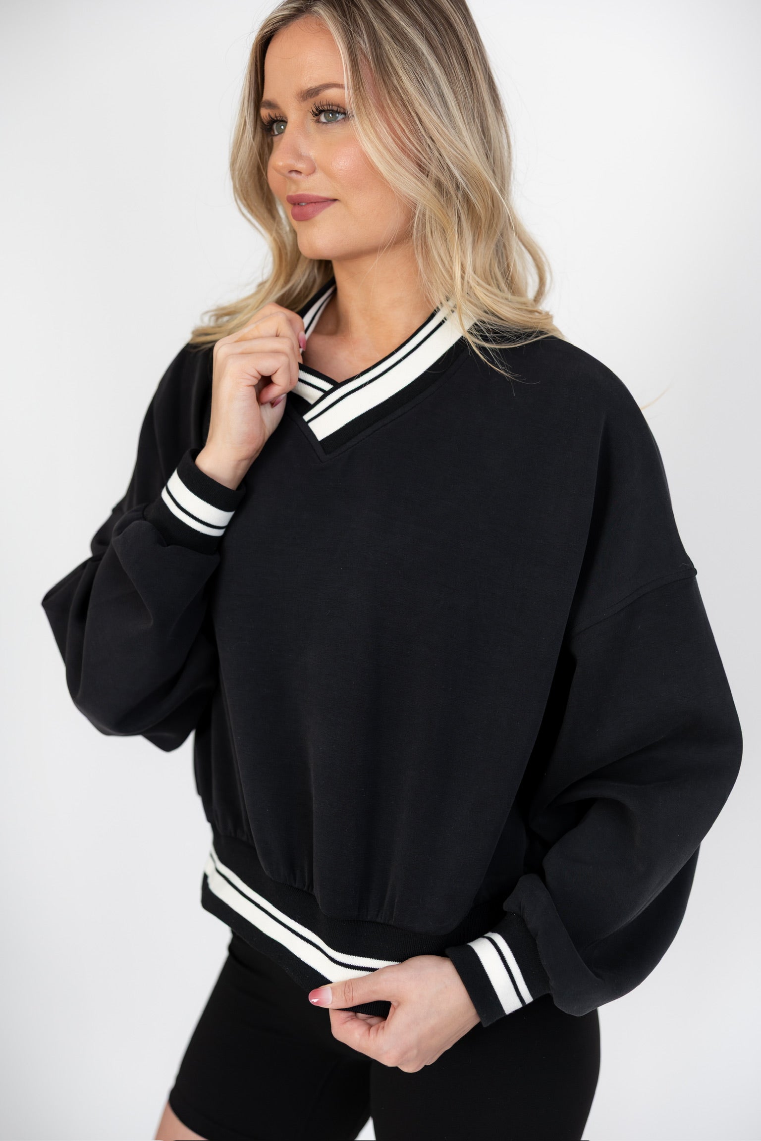 Varsity V Pullover