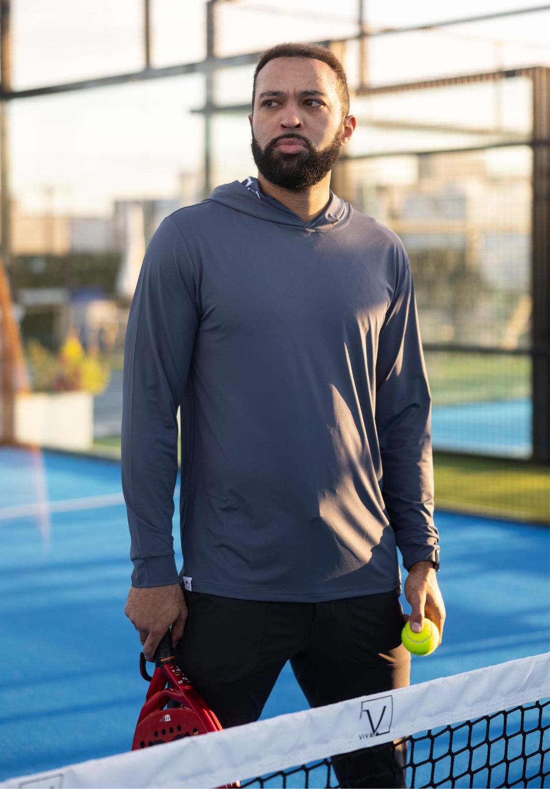 Founder's Featherweight Hoodie - Steel Blue